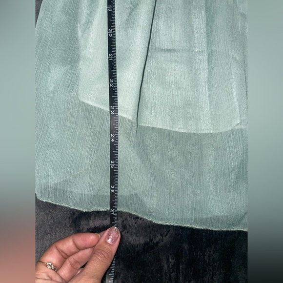 SHEIN Rich green off the shoulder ruffle dress - Sz : S 🎉 - Picture 4 of 7